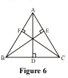 If Figure-6, in an equilateral triangle ABC, AD ? BC, BE ? AC and CF ? AB